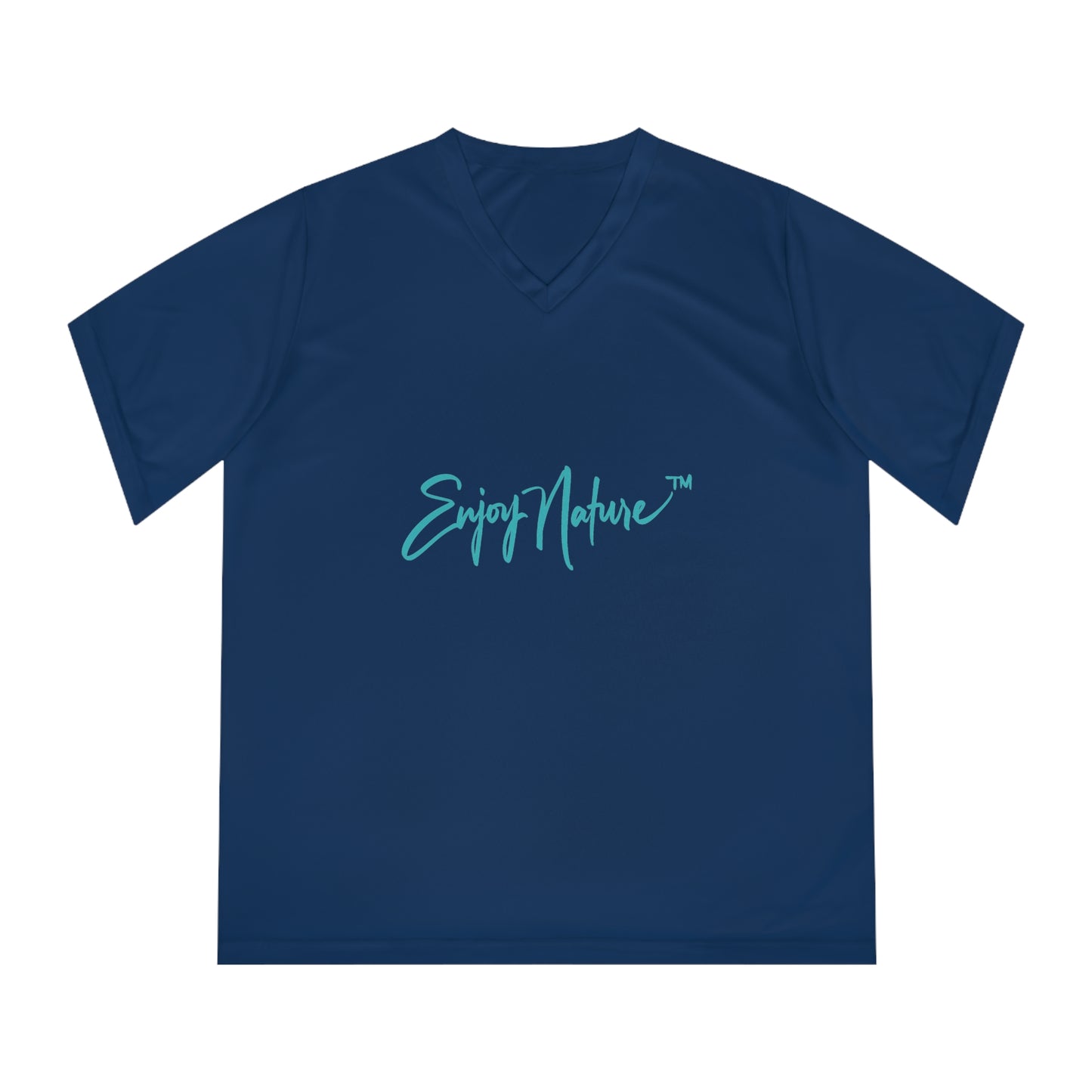 Women’s Nature-Inspired Performance V-Neck T-Shirt – Coastal Starfish Design