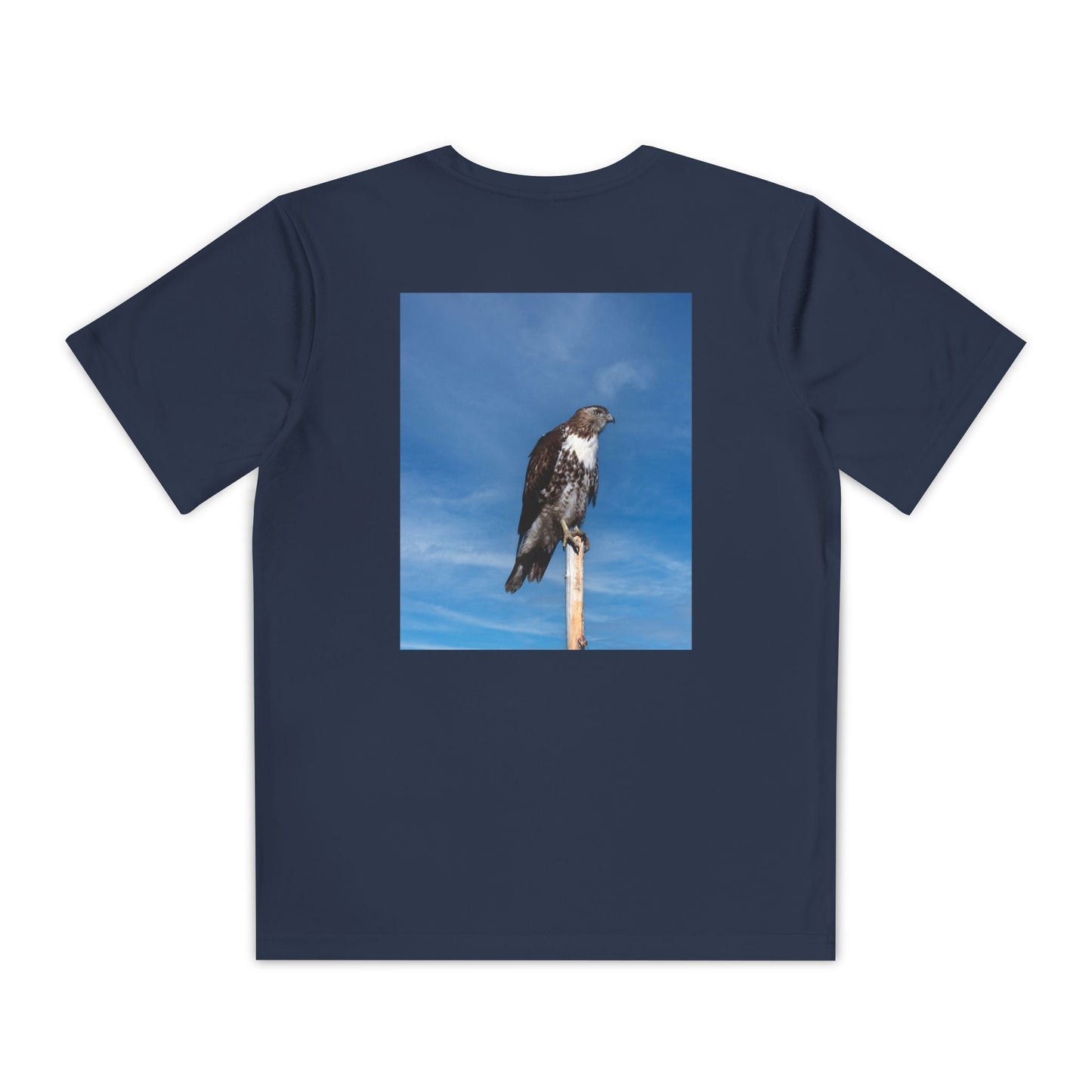 Youth Nature Tee – Osprey Design | Enjoy Nature Bird Graphic Shirt, Outdoor Adventure Tee, Eco-Friendly Youth Apparel