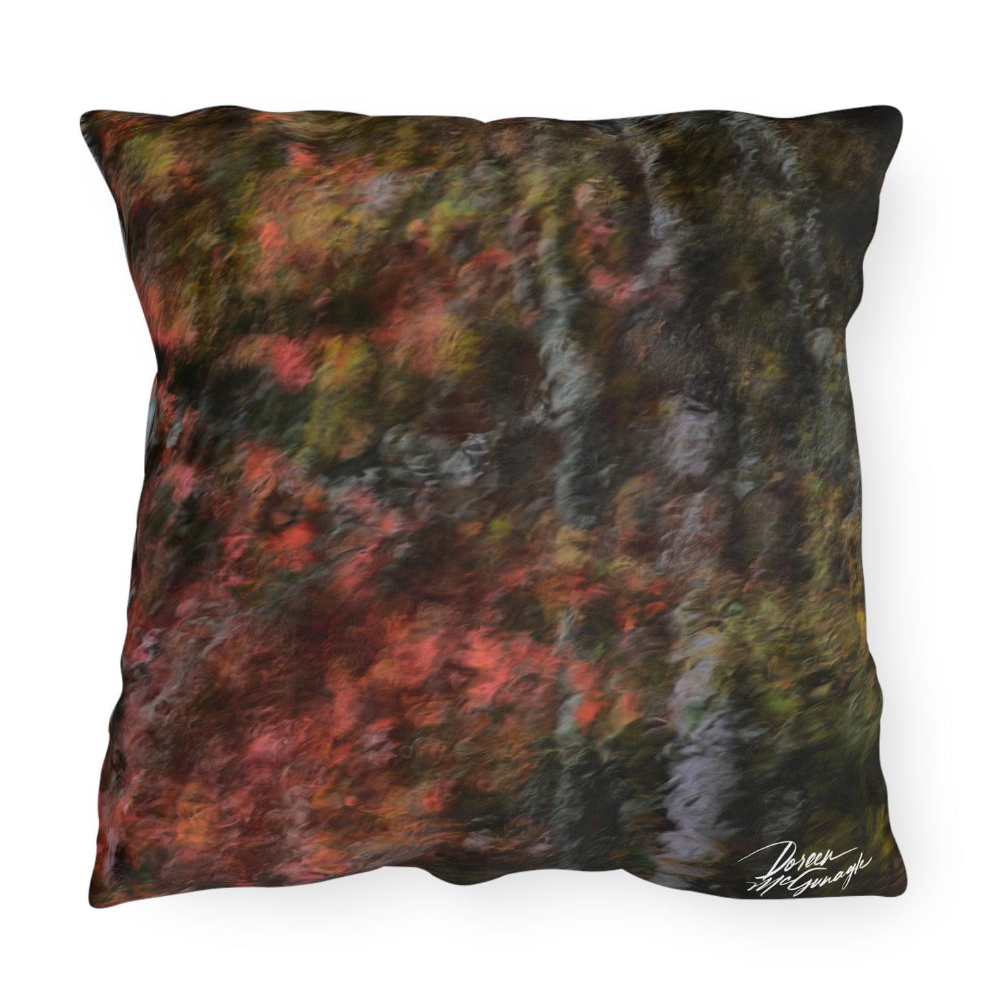 Abstract Serenity Cozy Outdoor Pillows – Garden Decor, Bohemian Home, Patio Accessories, Nature-Inspired Gifts, Relaxing Vibes