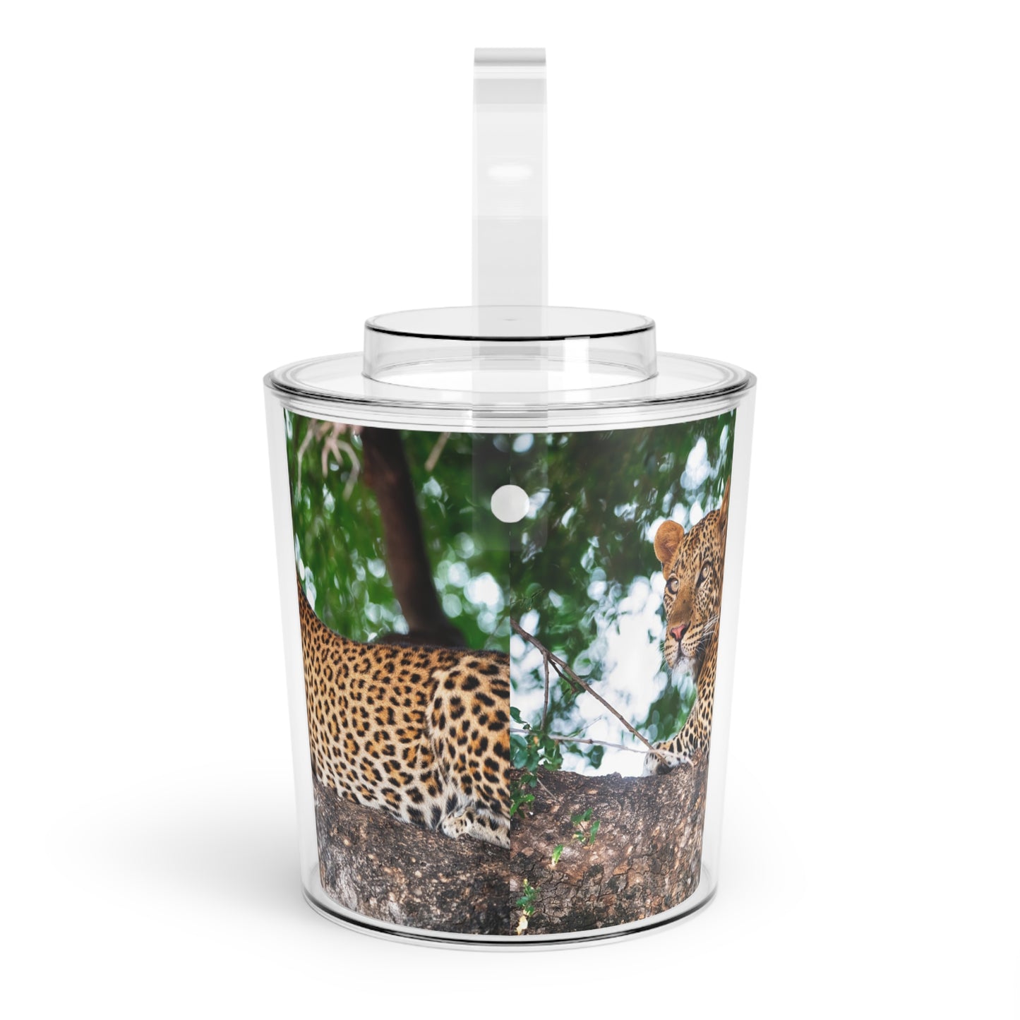Enjoy Nature Leopard in Tree Insulated Ice Bucket