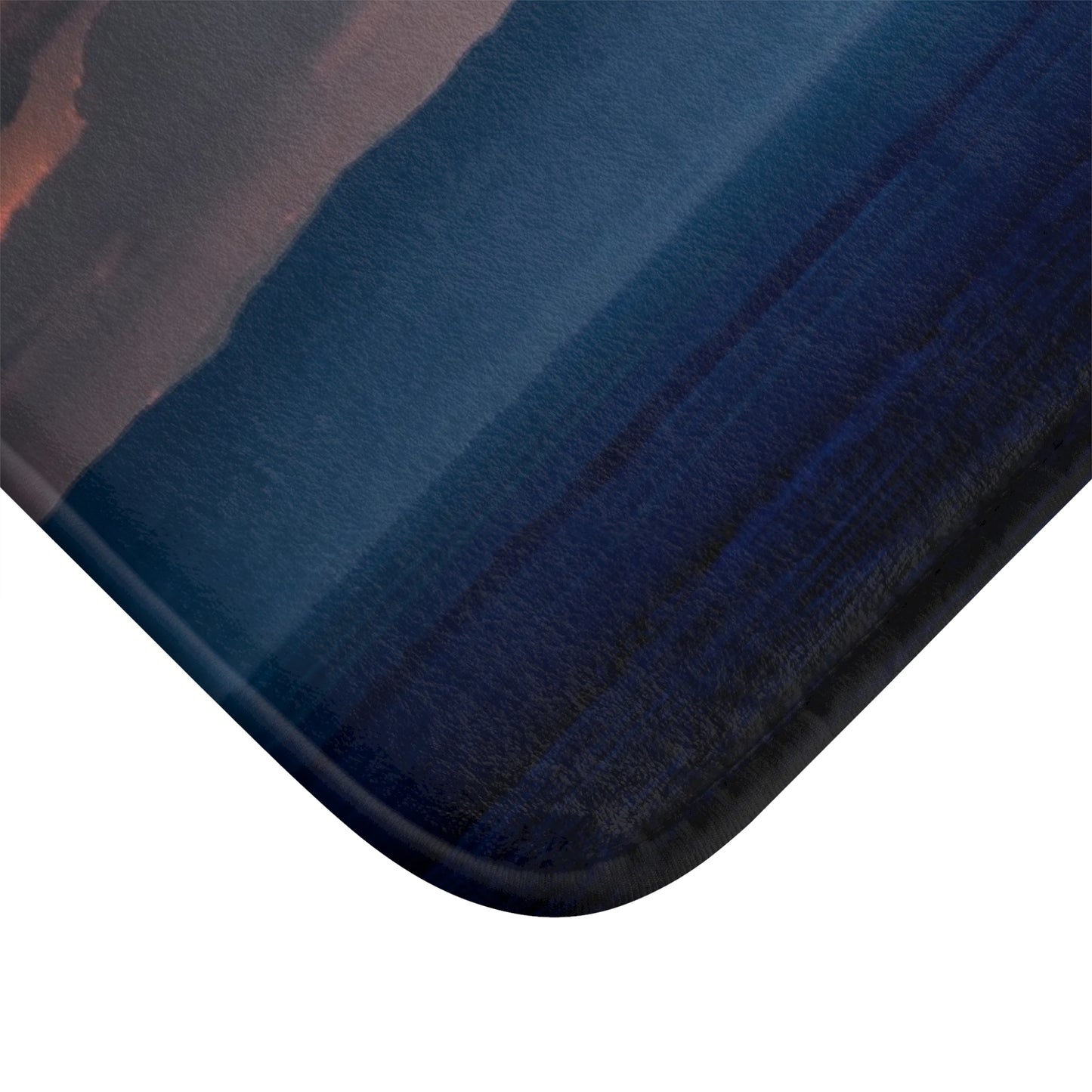 Serene Sunset Bath Mat | Coastal Home Decor, Relaxation Gift, Bathroom Accent, Beachy Vibes, Nature Lover's Delight Sunset CO