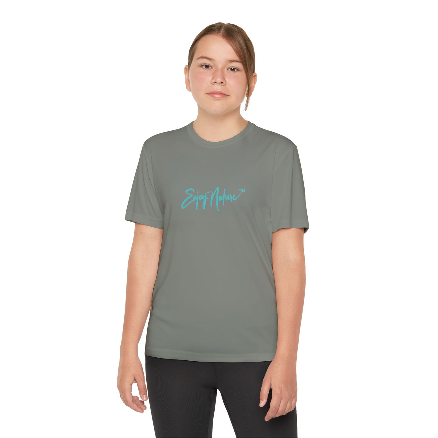 Wildflowers Abstract Youth Competitor Tee | Nature Inspired Activewear for Kids | Enjoy Nature Collection