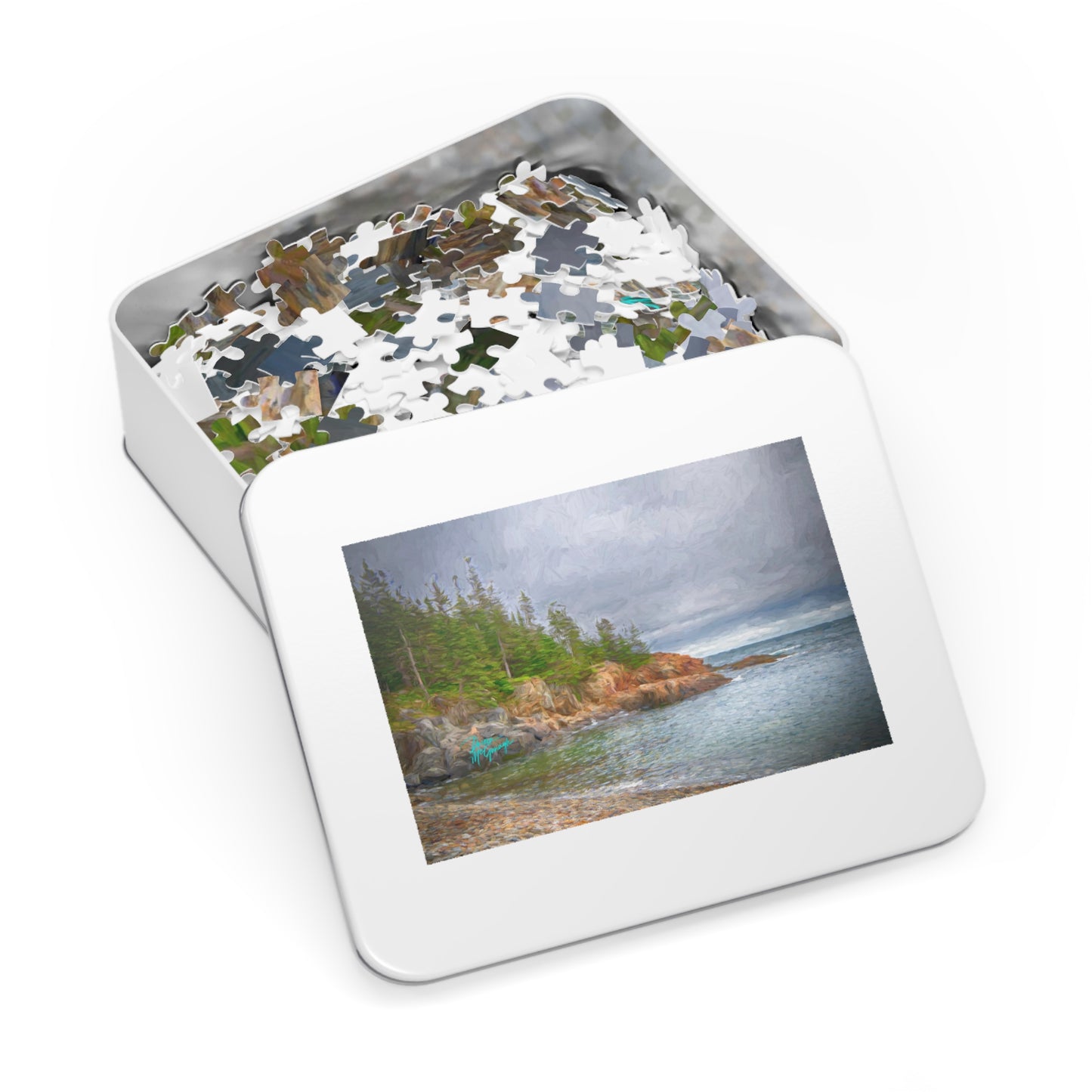 Nature Puzzles, Pebble Shoreline, Inspired by nature