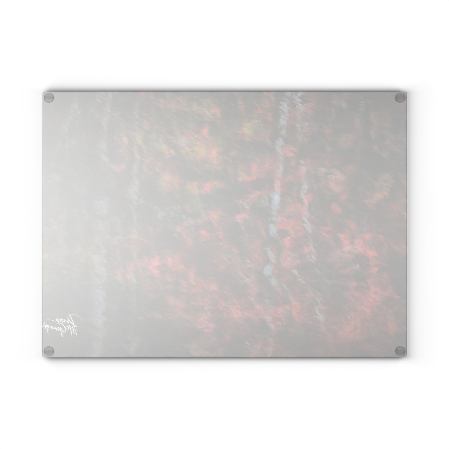 Serenity Abstract Artistic Glass Cutting Board – Modern Kitchen Decor, Unique Kitchen Accessory, Ideal Gift for Chefs, Housewarming, Weddings, or Holidays