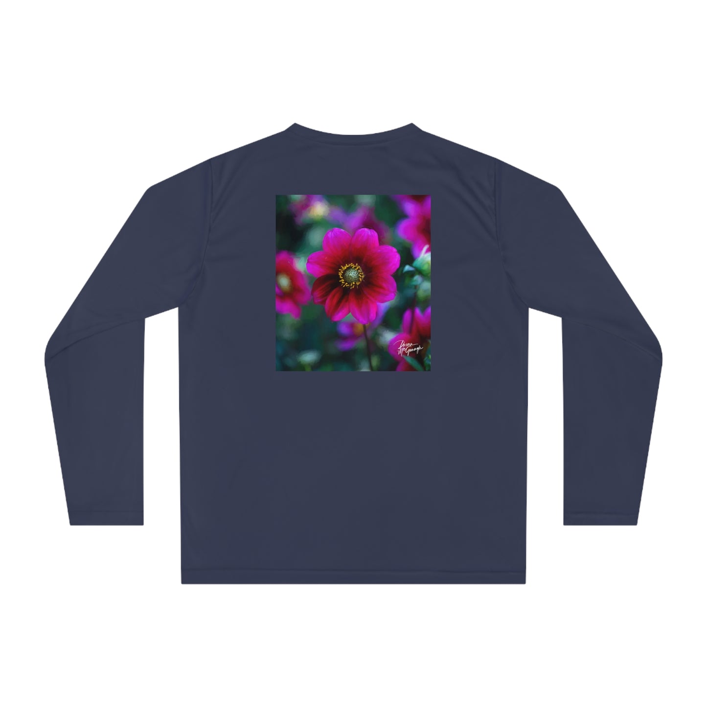 Unisex Performance Long Sleeve Shirt – Heart of Dahlia Dreams Design