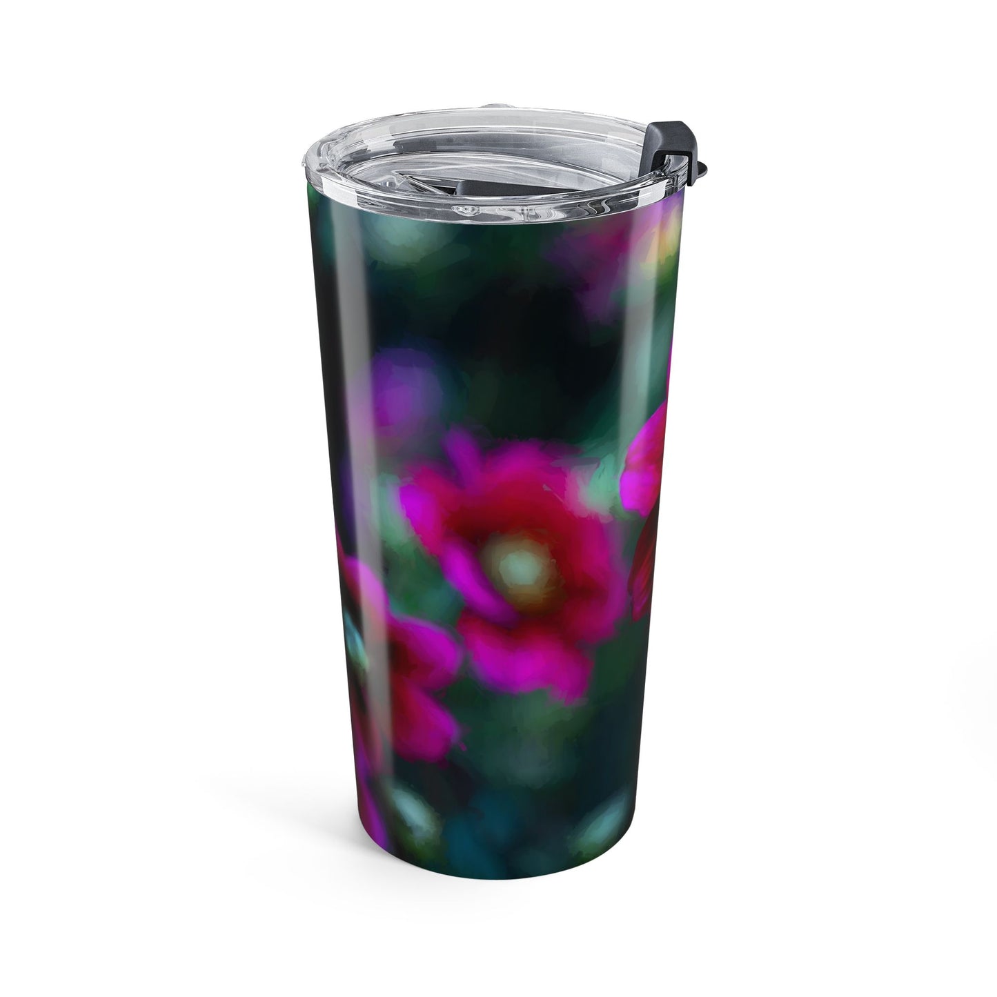 20 oz Tumbler: Vibrant Floral Red Dahlia – Colorful Nature-Inspired Drinkware
