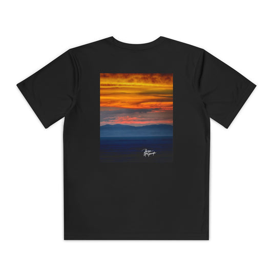 Sunset over the Dunes Youth Competitor Tee | Nature Inspired Activewear for Kids | Enjoy Nature Collection