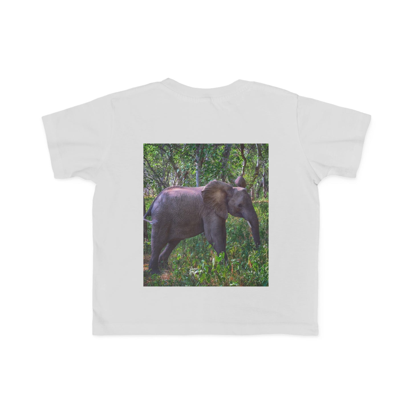 Enjoy Nature Toddler Tee - Elephant Baby in Forest