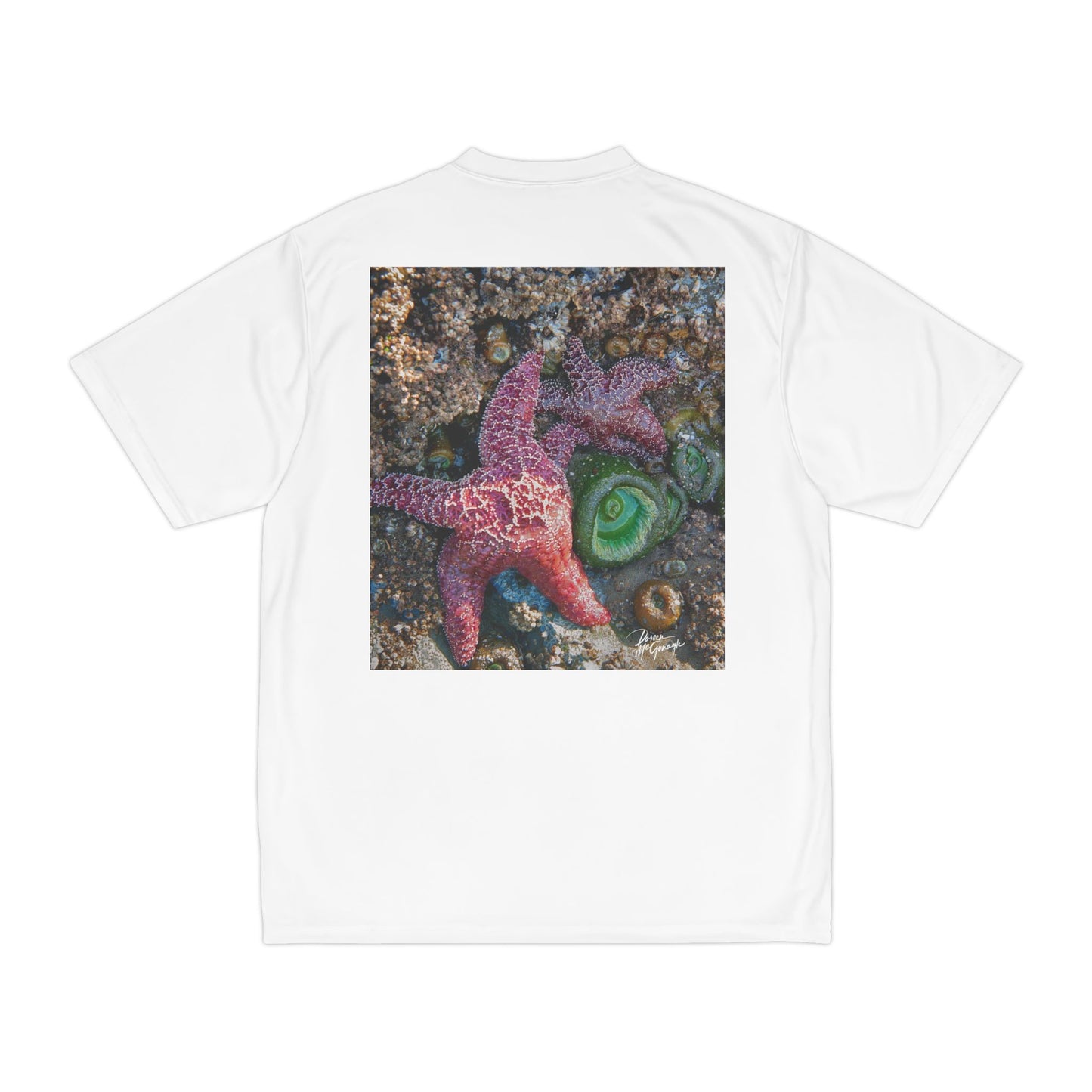 Nature-Inspired Men’s Performance T-Shirt – Marine Life Design | Outdoor Apparel, Nature Lover’s Gift, Athletic Wear for Fitness & Summer Adventures