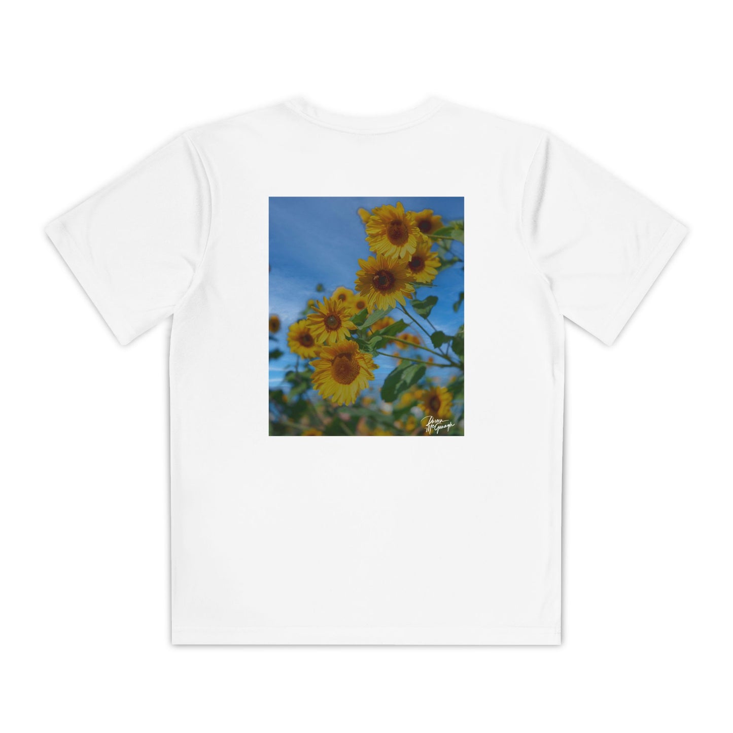 Youth Nature Tee – Sunflower Design, Outdoor Adventure Tee, Inspirational Kids Clothing, Spring/Summer Fashion