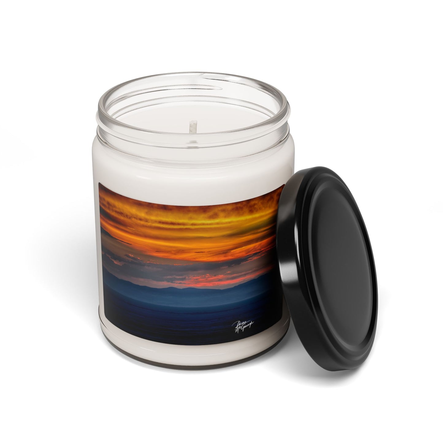 Serene Sunset Scented Soy Candle, 9oz | Relaxing Aromatherapy | Home Decor | Gift for Her | Self-Care Essentials