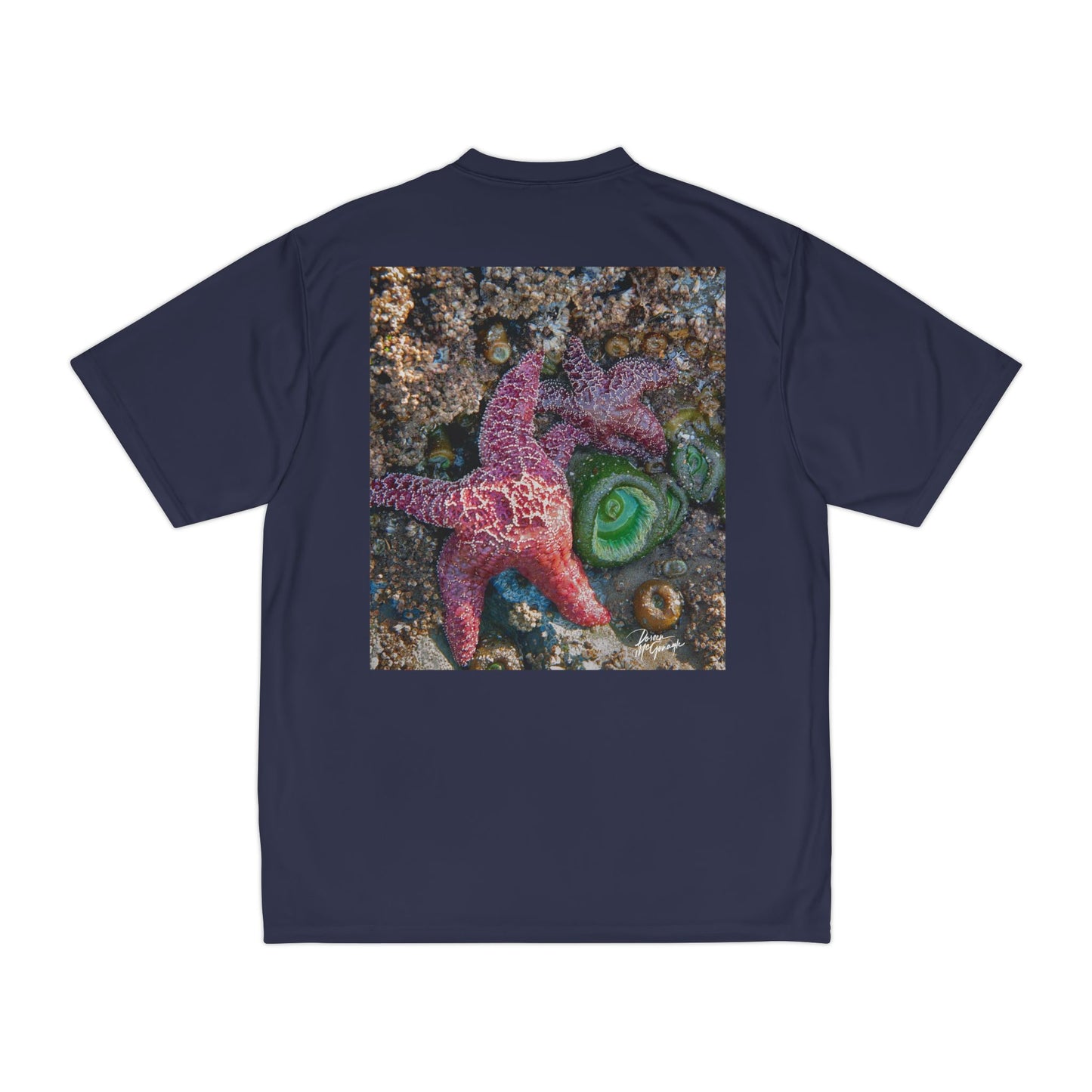 Nature-Inspired Men’s Performance T-Shirt – Marine Life Design | Outdoor Apparel, Nature Lover’s Gift, Athletic Wear for Fitness & Summer Adventures
