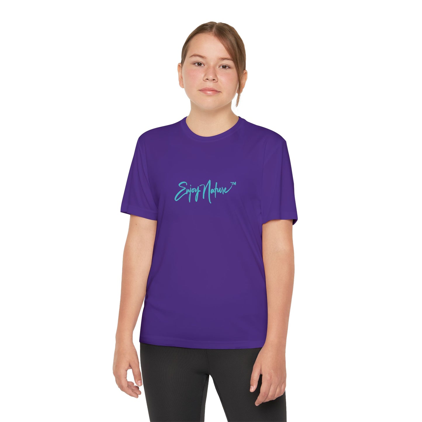 Wildflowers Abstract Youth Competitor Tee | Nature Inspired Activewear for Kids | Enjoy Nature Collection