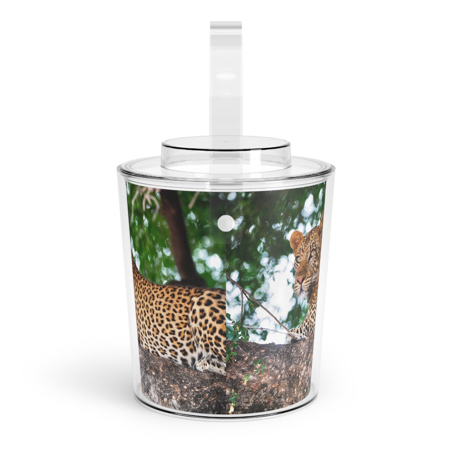 Enjoy Nature Leopard in Tree Insulated Ice Bucket