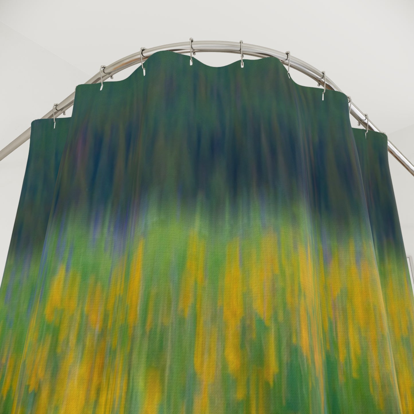 Floral Abstract Shower Curtain | Nature Inspired Earthy Bathroom Décor | Enjoy Nature Collection
