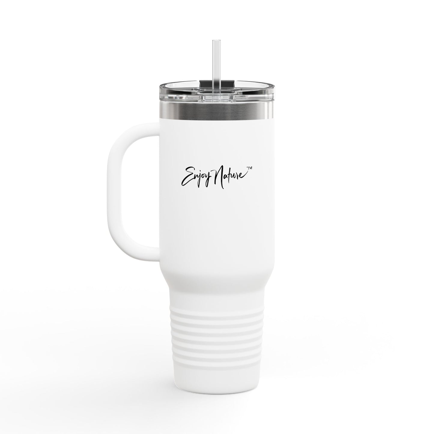 40 oz Insulated Travel Mug – Turquoise Ocean Reef Enjoy Nature | Spirited Design Studio