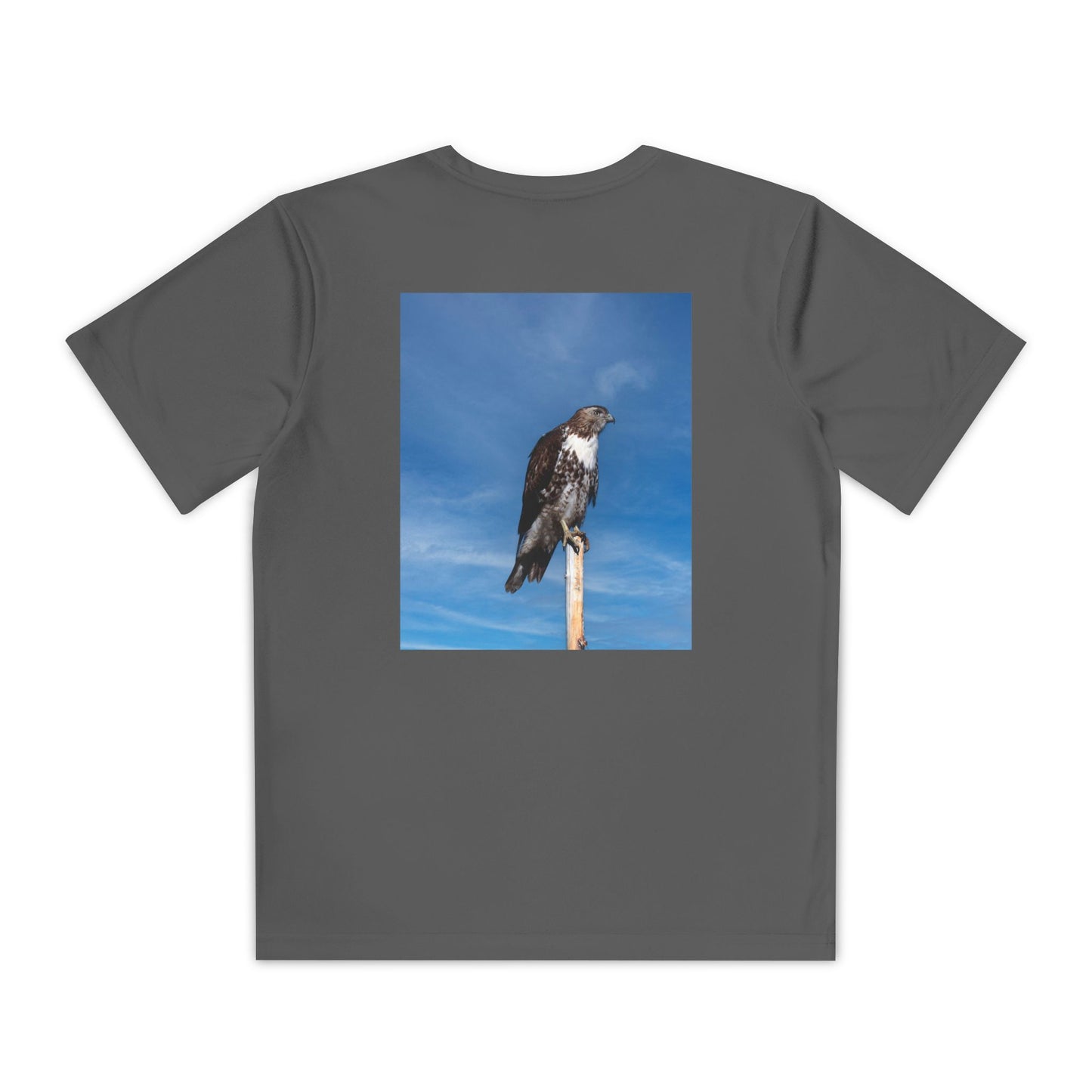 Youth Nature Tee – Osprey Design | Enjoy Nature Bird Graphic Shirt, Outdoor Adventure Tee, Eco-Friendly Youth Apparel