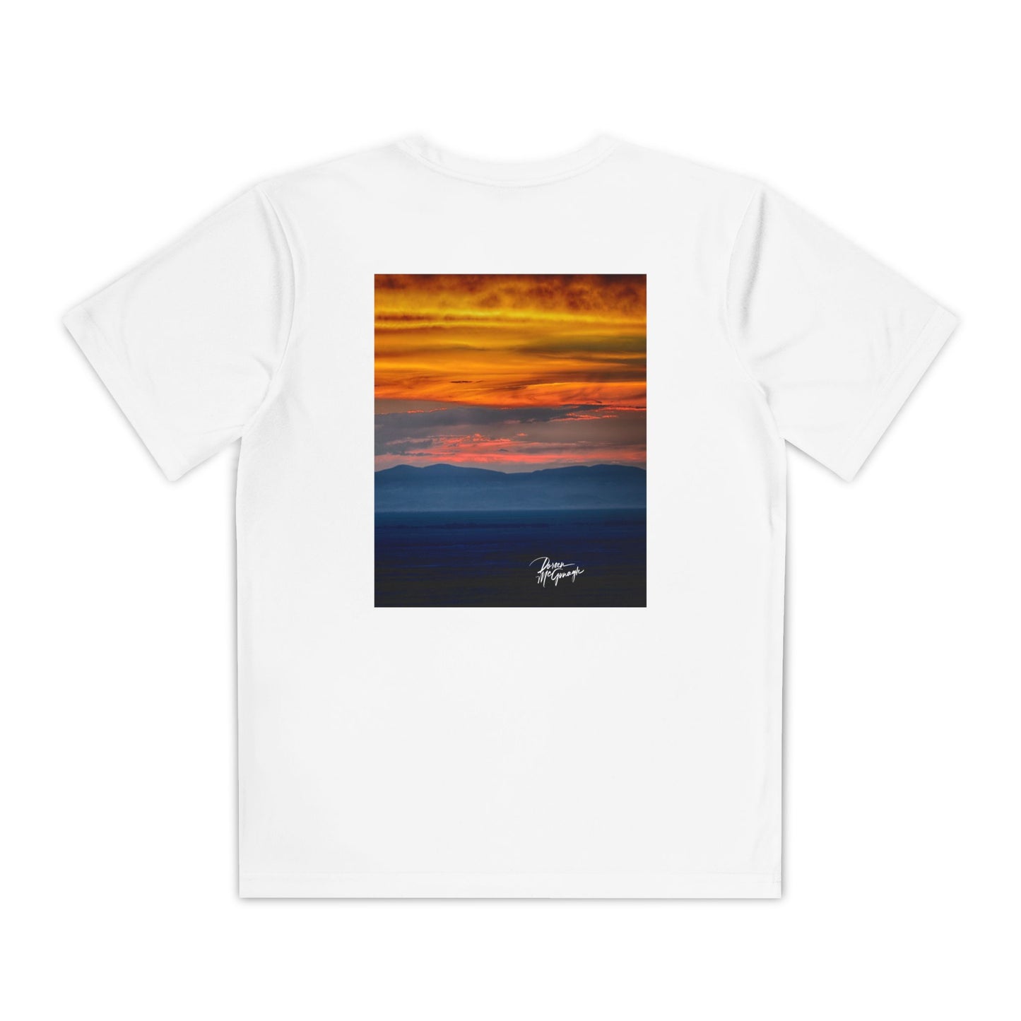 Sunset over the Dunes Youth Competitor Tee | Nature Inspired Activewear for Kids | Enjoy Nature Collection