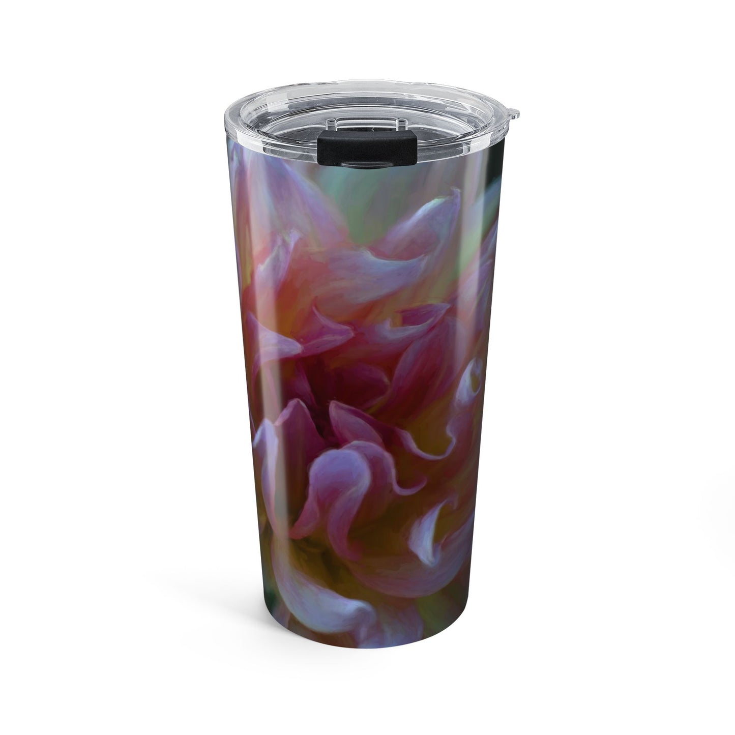 Floral Tumbler 20oz - Colorful Insulated Travel Mug, Gifts for Her, Flower Design, Nature Lover, Summer Outdoor Drinkware