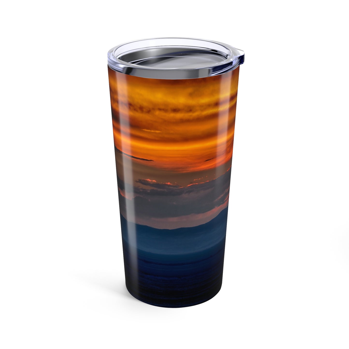 Sunset over Dunes 20oz Insulated Tumbler | Nature Inspired Stainless Steel Drinkware | Enjoy Nature Collection