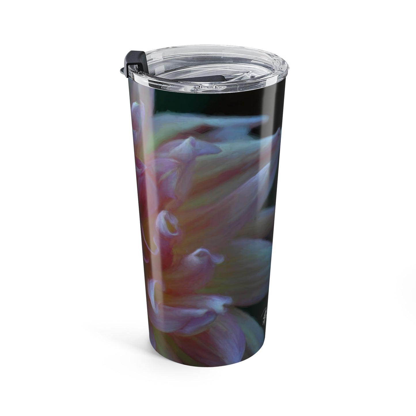Floral Tumbler 20oz - Colorful Insulated Travel Mug, Gifts for Her, Flower Design, Nature Lover, Summer Outdoor Drinkware