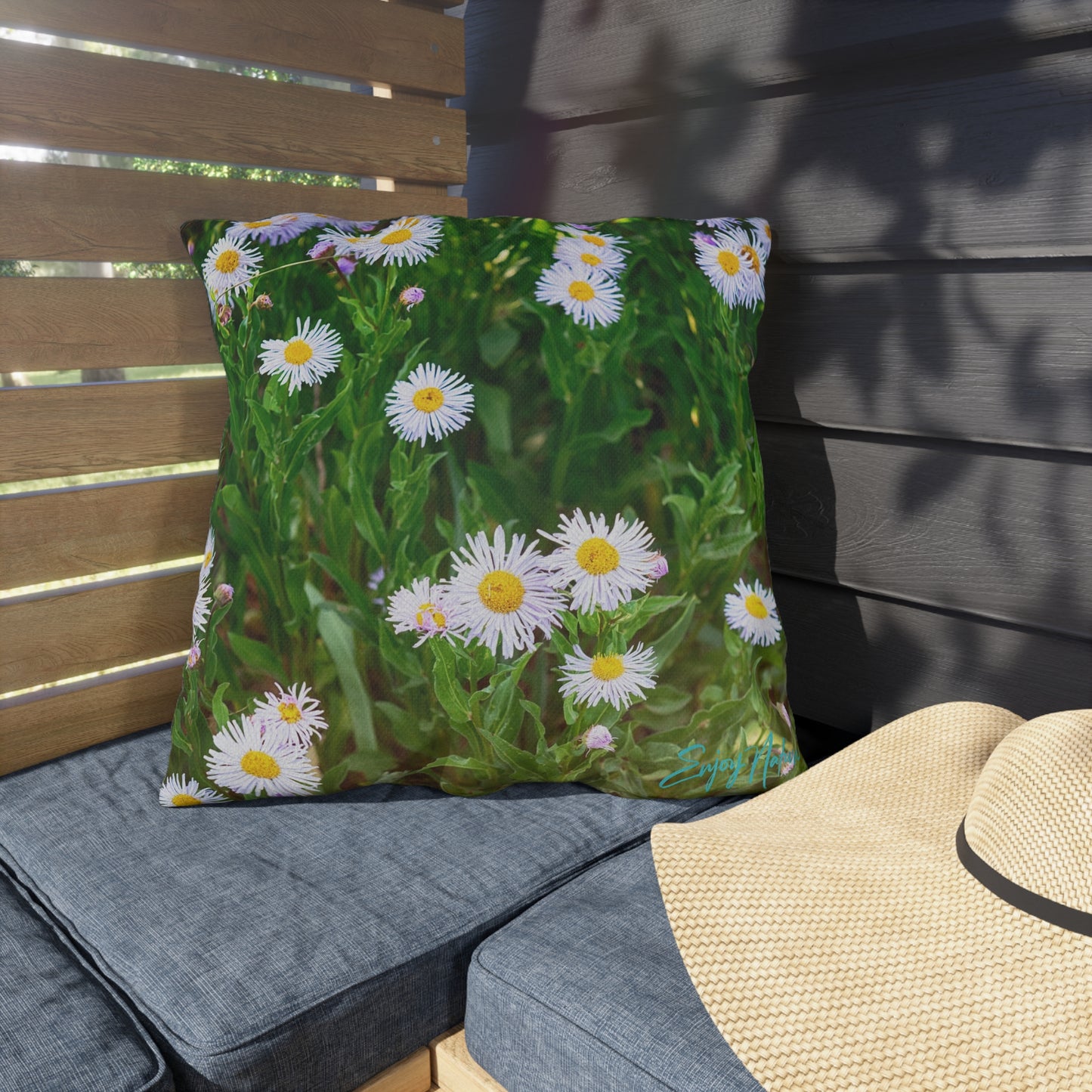 Floral Accent Pillow | Nature Inspired Comfy Couch Pillows | Enjoy Nature Collection Home Décor