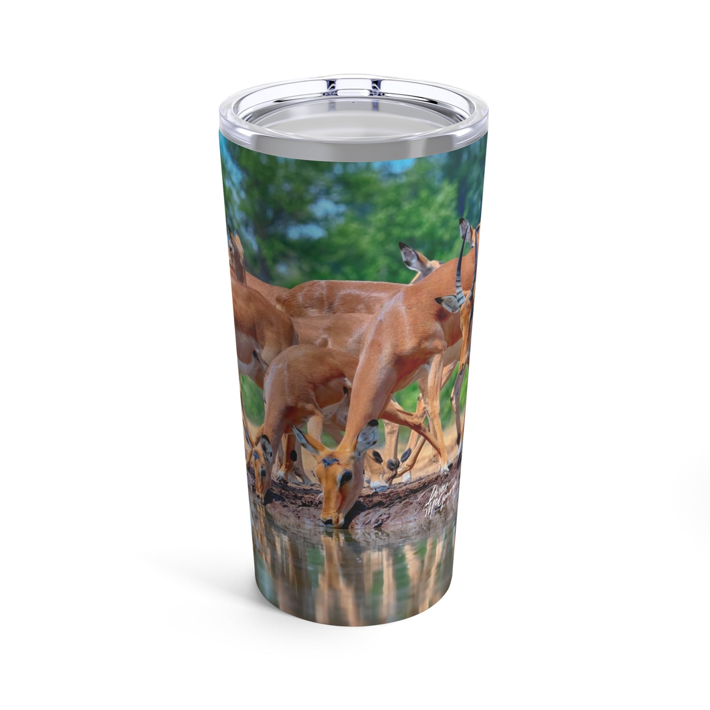 Enjoy Nature African Antelope 20 oz Travel Tumbler