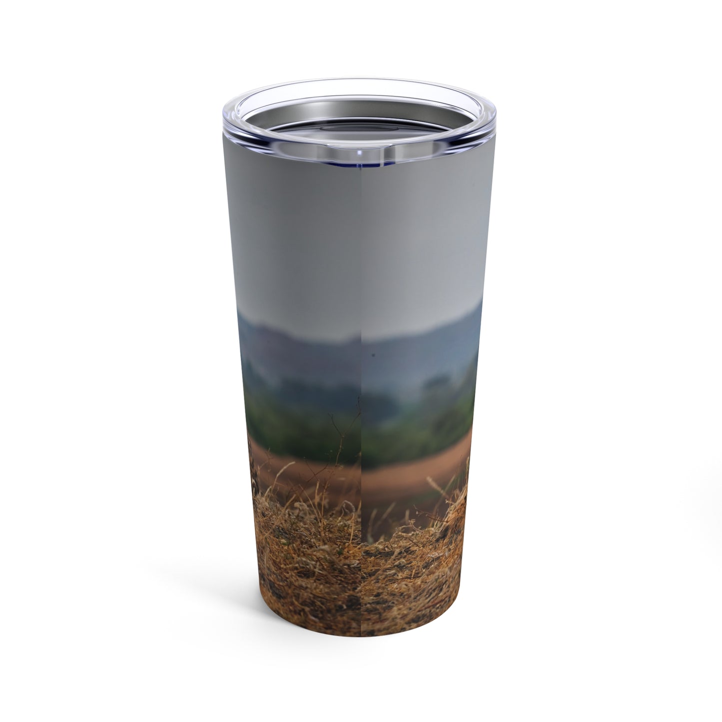 Enjoy Nature Cheetah Portrait 20 oz Travel Tumbler