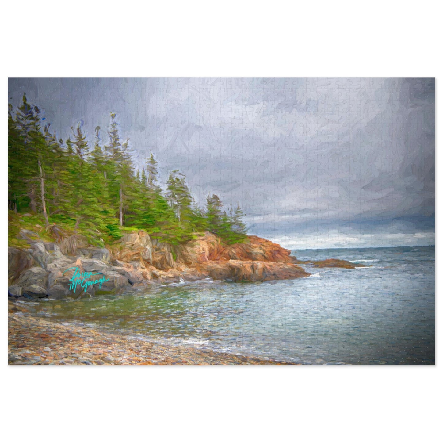 Nature Puzzles, Pebble Shoreline, Inspired by nature