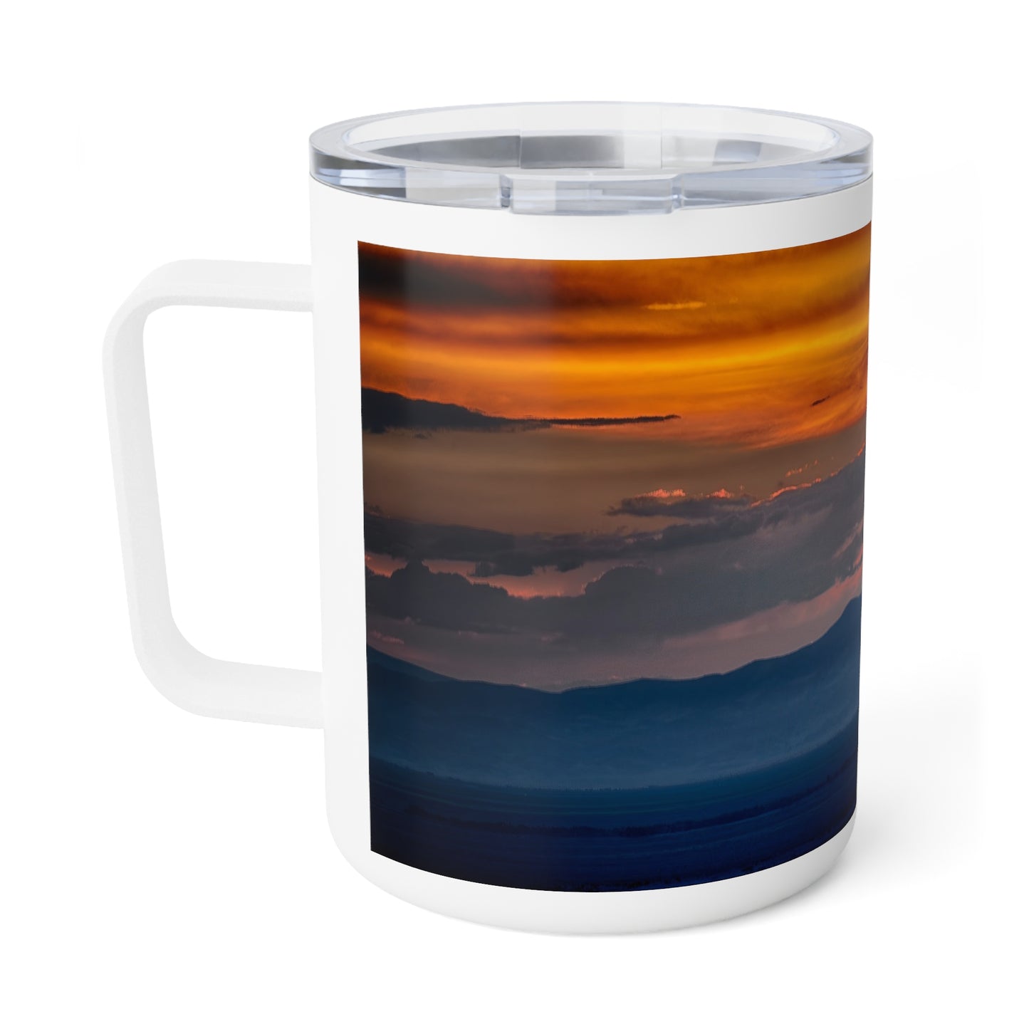 Sunset over the Dunes 10oz Insulated Coffee & Tea Mug | Nature Inspired Stainless Steel Travel Cup | Enjoy Nature Collection