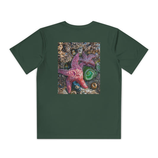 Youth Nature Lover T-Shirt – Ocean Vibes Starfish Design | Perfect for Summer Adventures, Beach Parties, and Eco-Friendly Fun