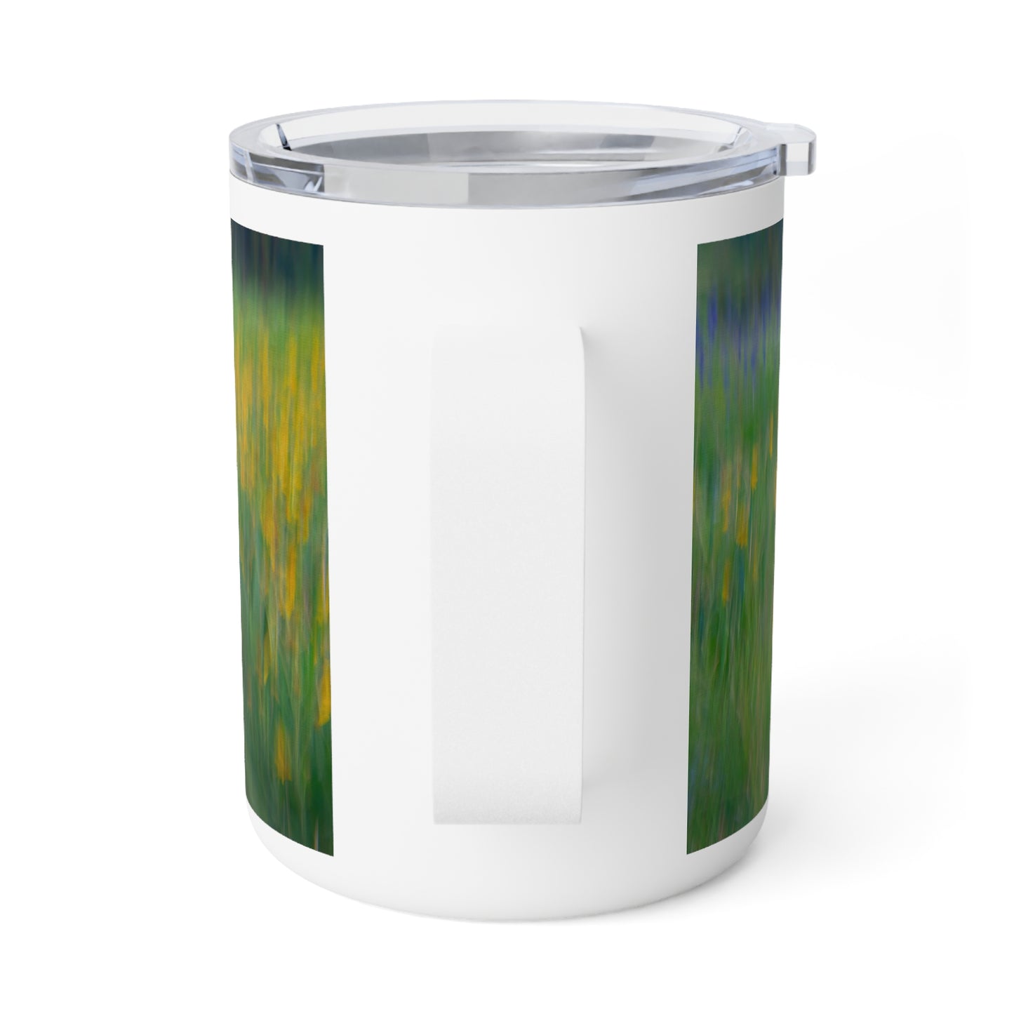 Floral Abstract 10oz Insulated Coffee & Tea Mug | Nature Inspired Stainless Steel Travel Cup | Enjoy Nature Collection