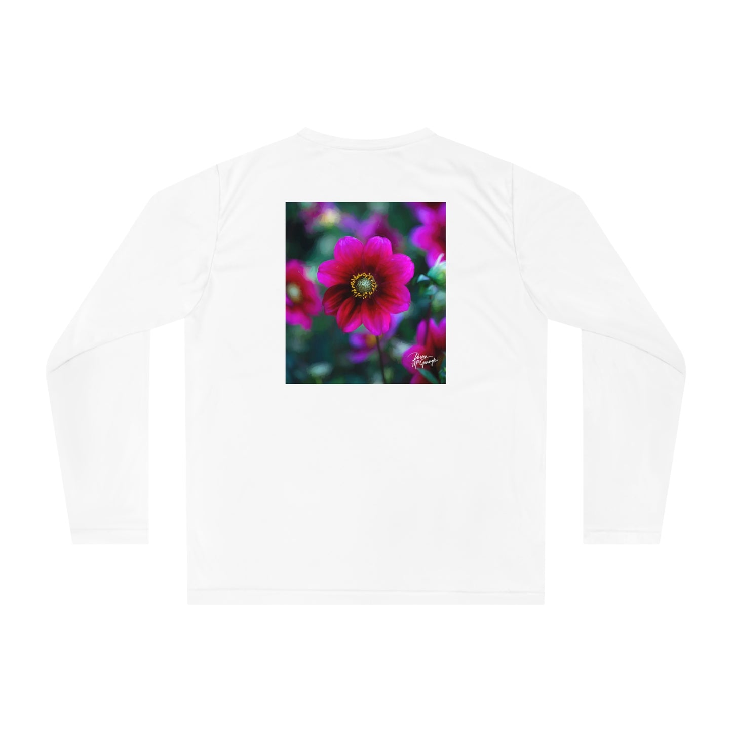 Unisex Performance Long Sleeve Shirt – Heart of Dahlia Dreams Design