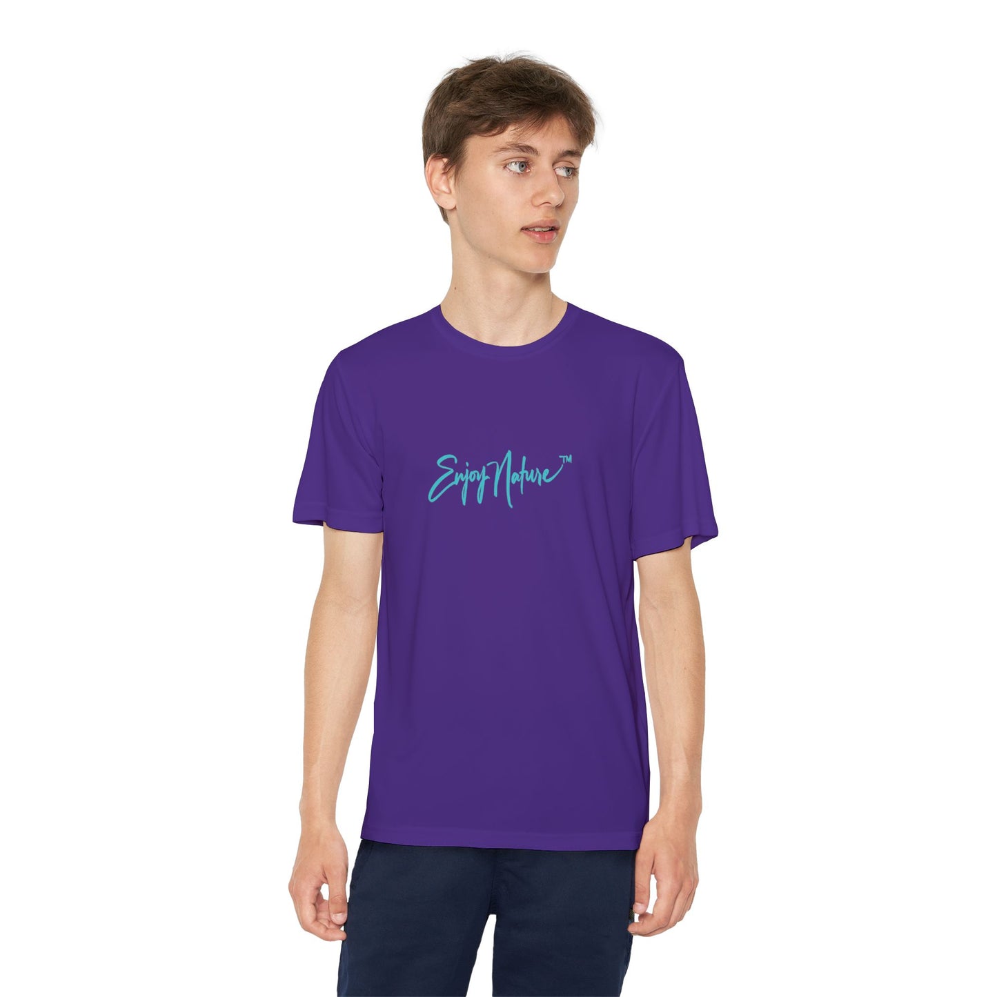 Wildflowers Abstract Youth Competitor Tee | Nature Inspired Activewear for Kids | Enjoy Nature Collection