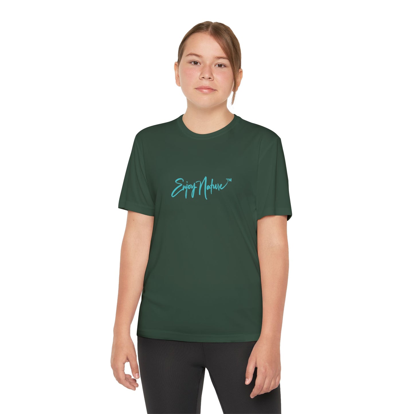 Wildflowers Abstract Youth Competitor Tee | Nature Inspired Activewear for Kids | Enjoy Nature Collection