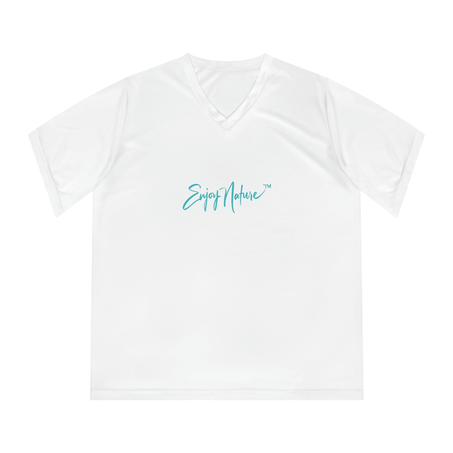 Women's V-Neck Tee Tri Color Heron in Flight, performance shirt