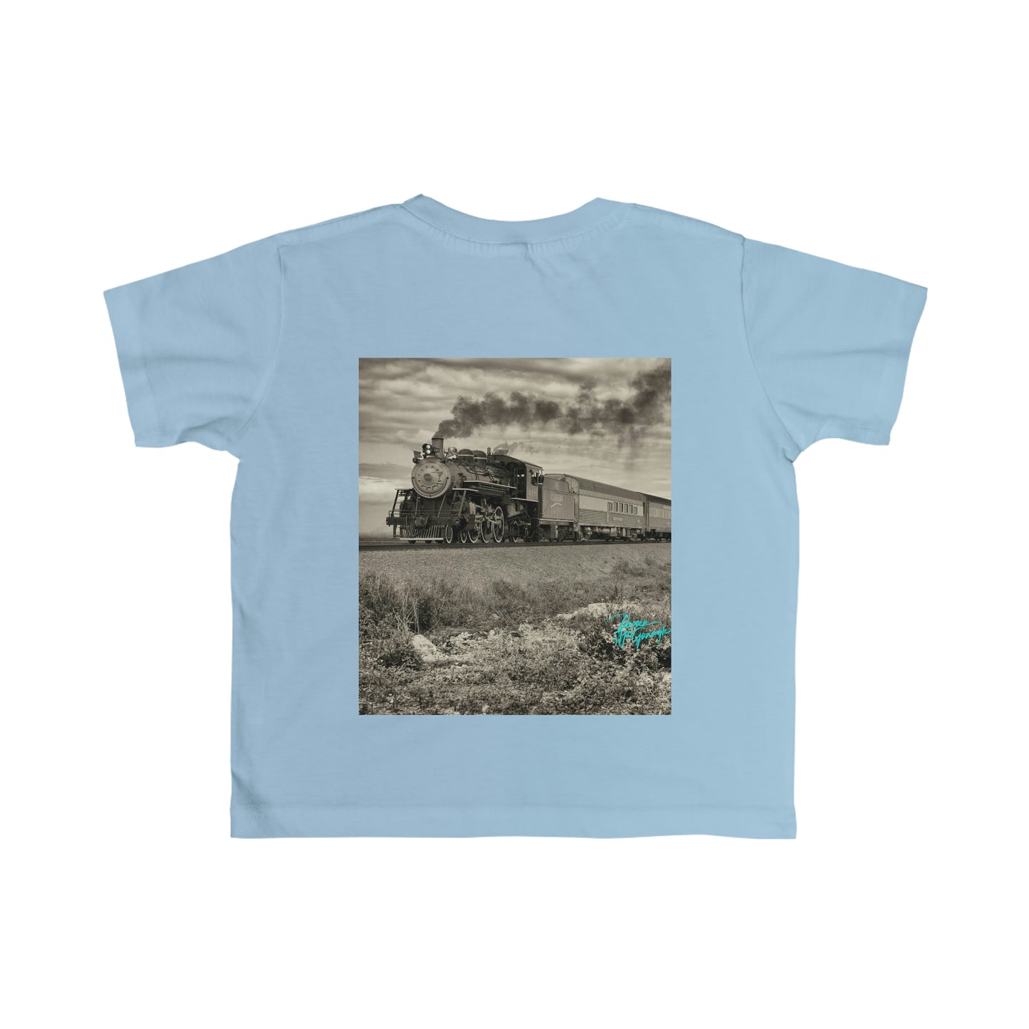 Toddler T shirts Steam Engine 148 Train, t shirts for kids, inspired by nature