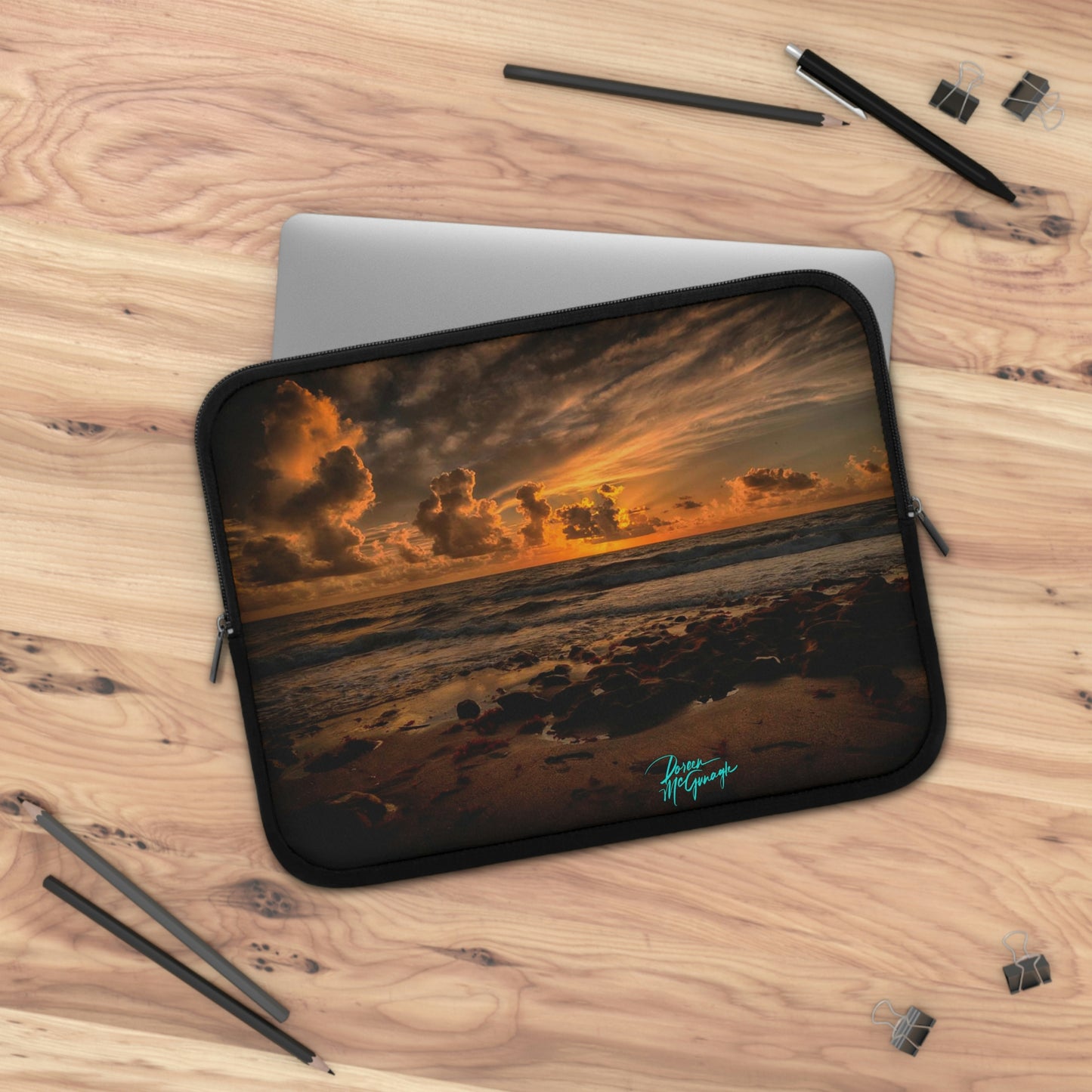 Sunrise on Coral Cove 15 Laptop Sleeve