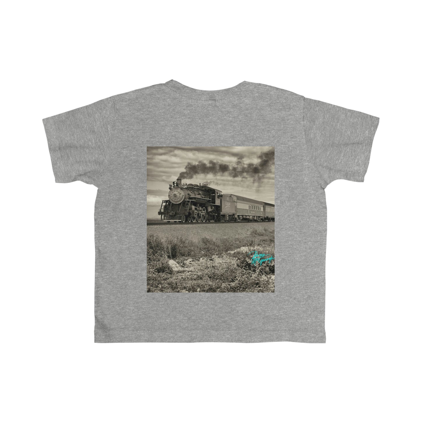 Toddler T shirts Steam Engine 148 Train, t shirts for kids, inspired by nature