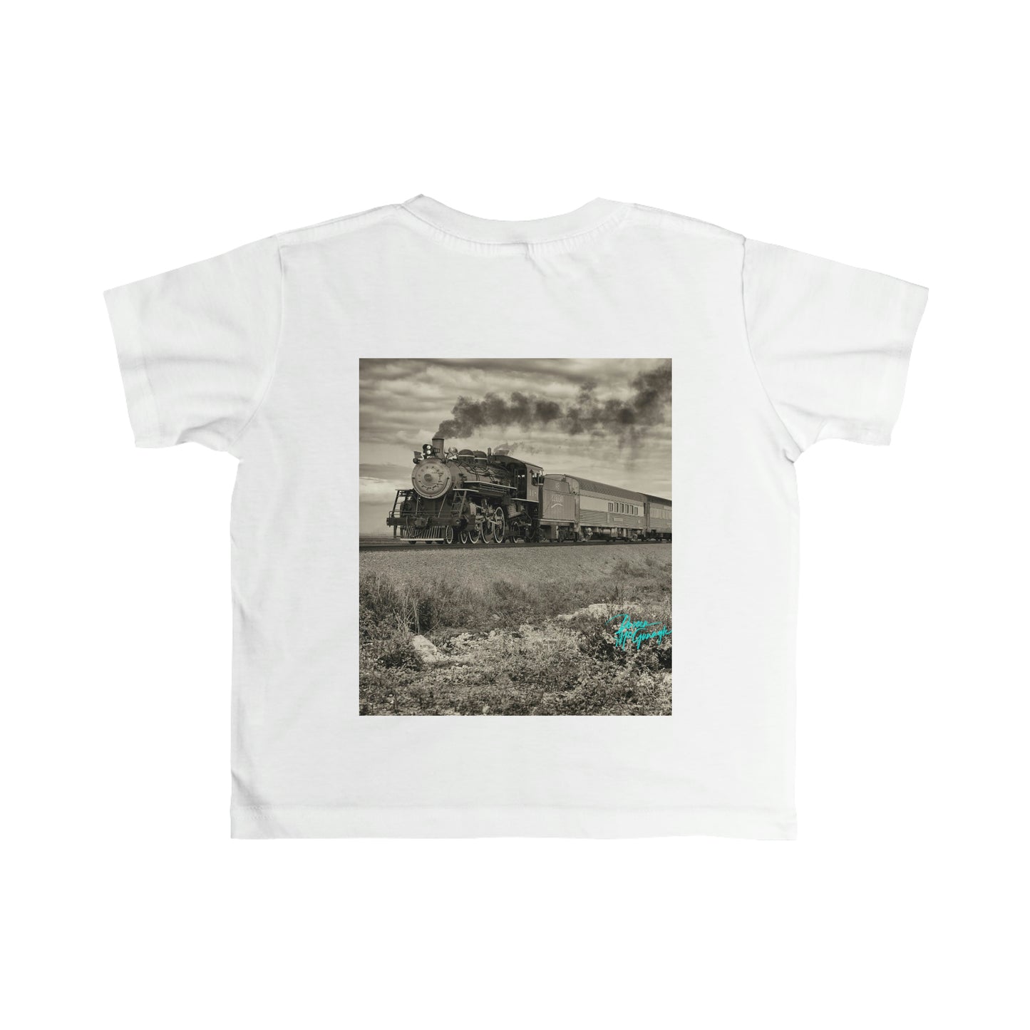 Toddler T shirts Steam Engine 148 Train, t shirts for kids, inspired by nature