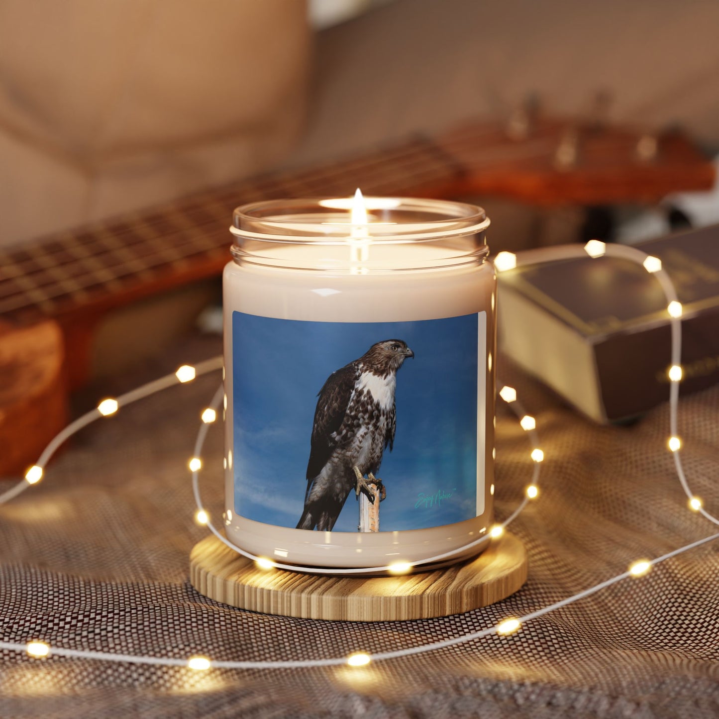 Osprey-Inspired Scented Soy Candle – Nature-Inspired Serenity for Bird Lovers