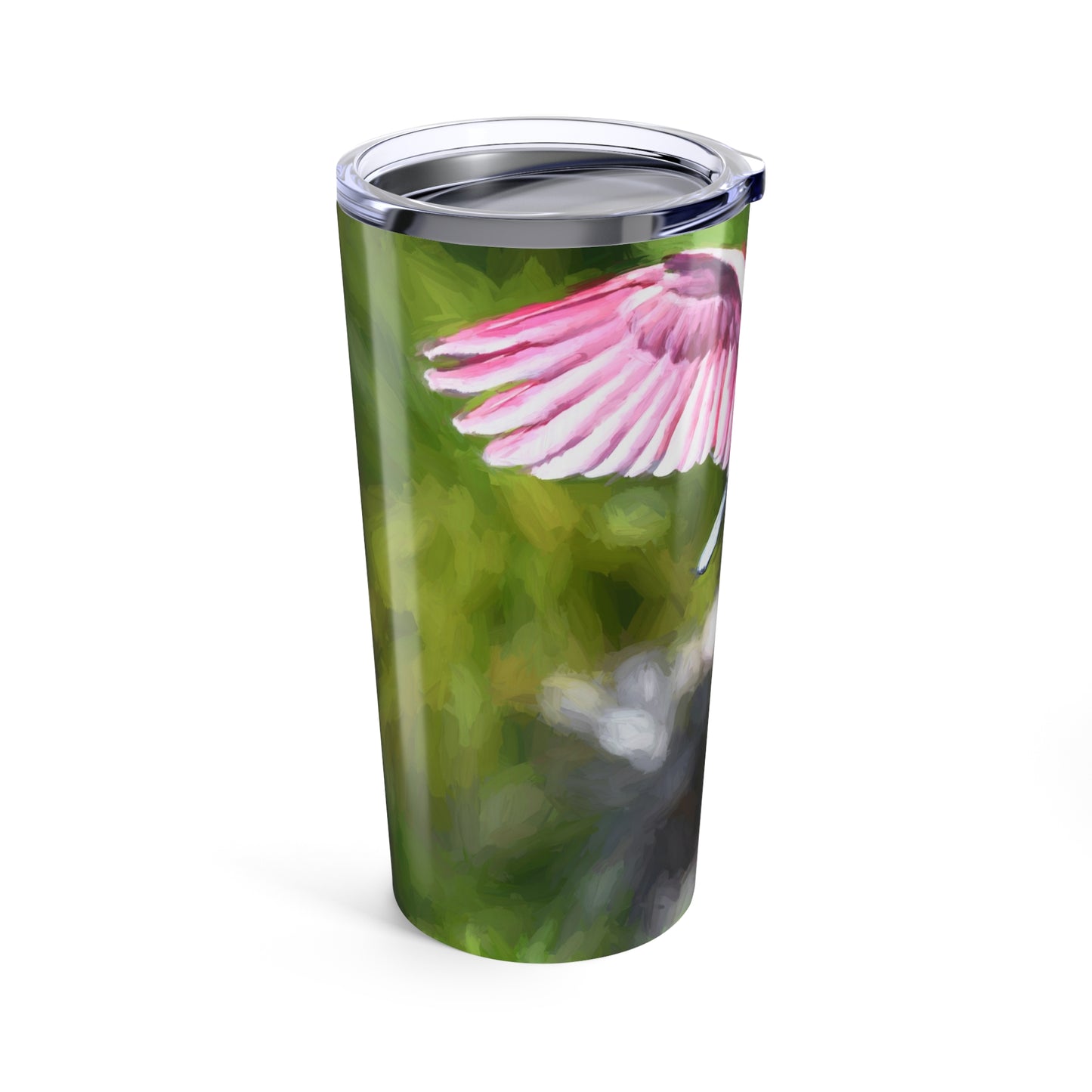 Roseate Spoonbill 20oz Stainless Steel Tumbler – Nature-Inspired Drinkware for Everyday Adventures | Enjoy Nature Collection