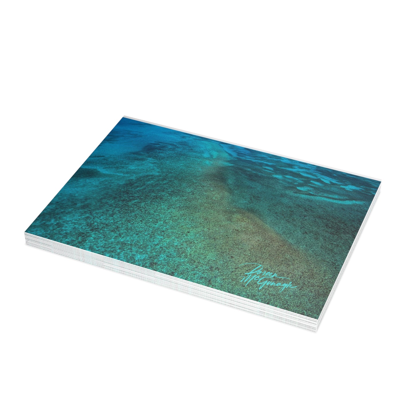 Note Cards – Fluid Currents Design (Pack of 10) Enjoy Nature | Spirited Design Studio