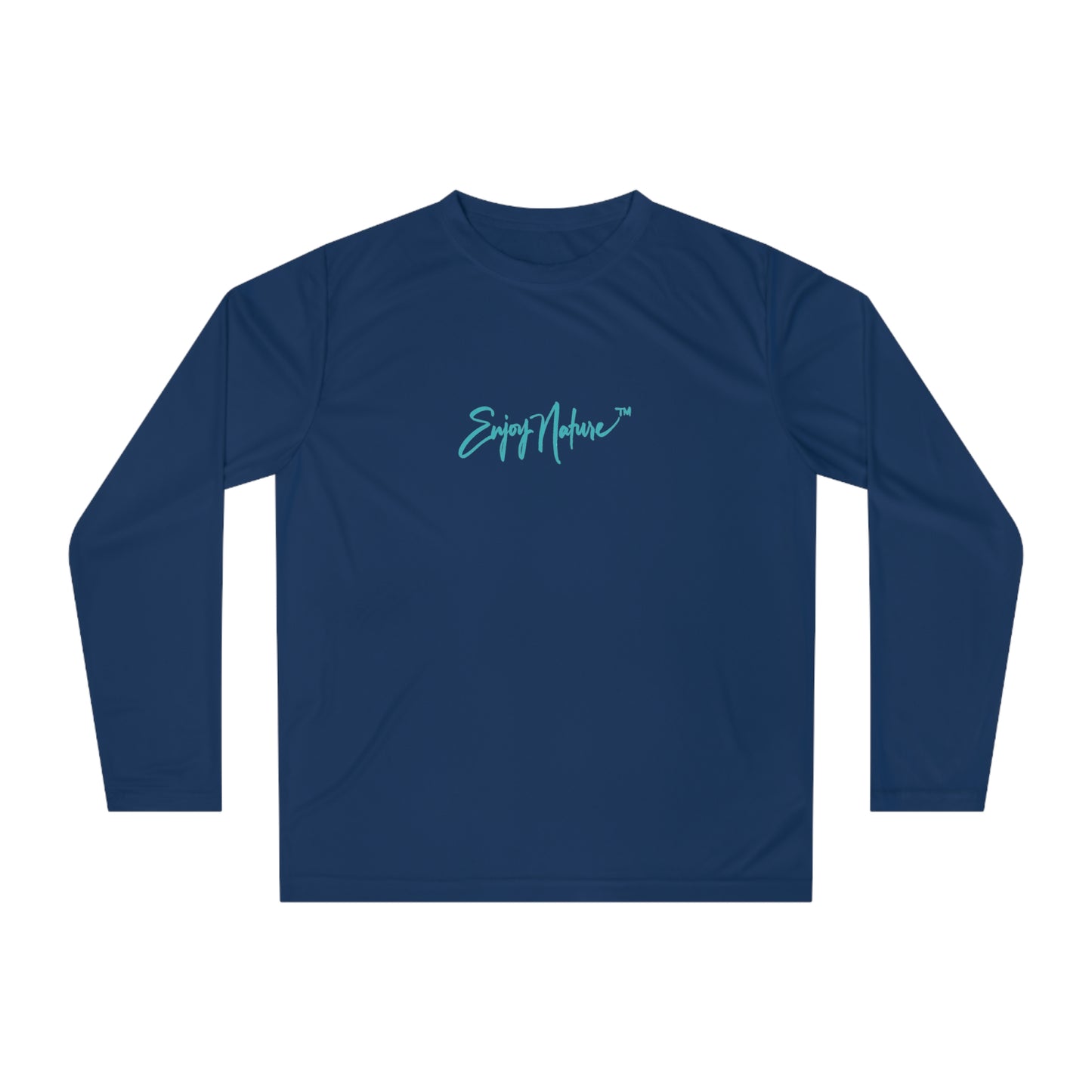 Unisex Long Sleeve Performance Tee - "Baby Zebra" by Enjoy Nature