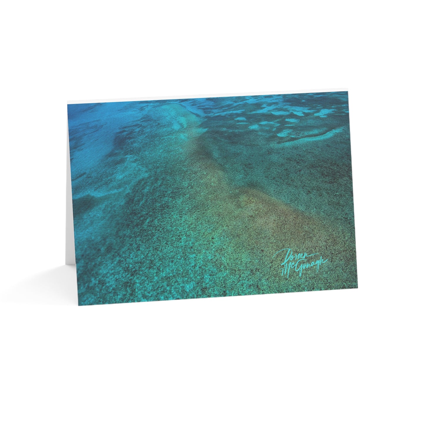 Note Cards – Fluid Currents Design (Pack of 10) Enjoy Nature | Spirited Design Studio