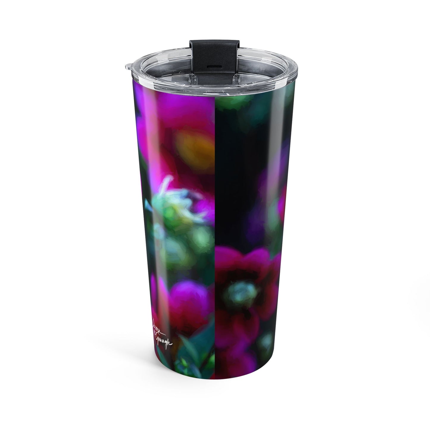 20 oz Tumbler: Vibrant Floral Red Dahlia – Colorful Nature-Inspired Drinkware