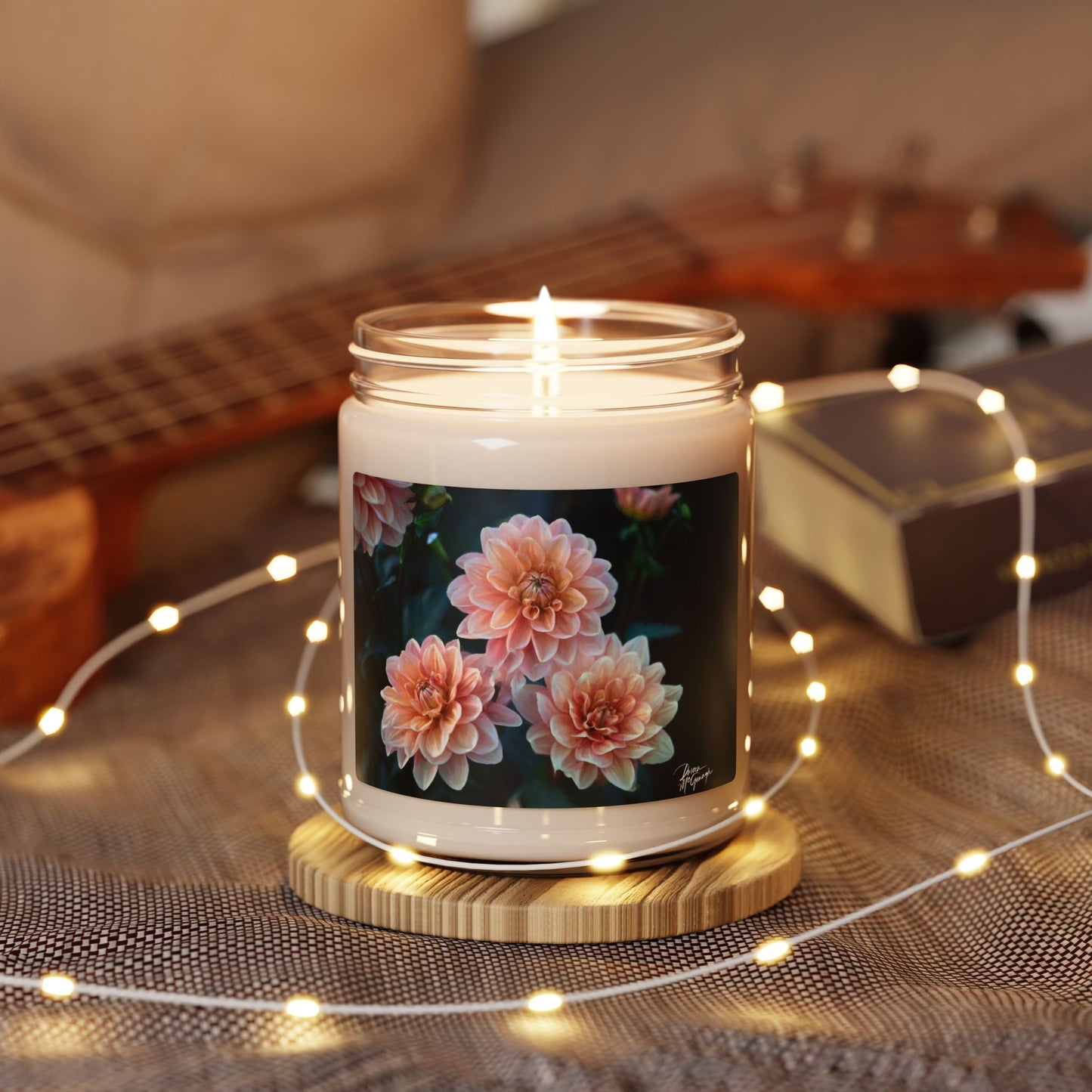 Whispered Petals in Twilight – Scented Soy Candl