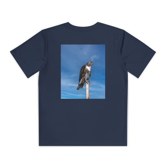 Youth Nature Tee – Osprey Design | Enjoy Nature Bird Graphic Shirt, Outdoor Adventure Tee, Eco-Friendly Youth Apparel