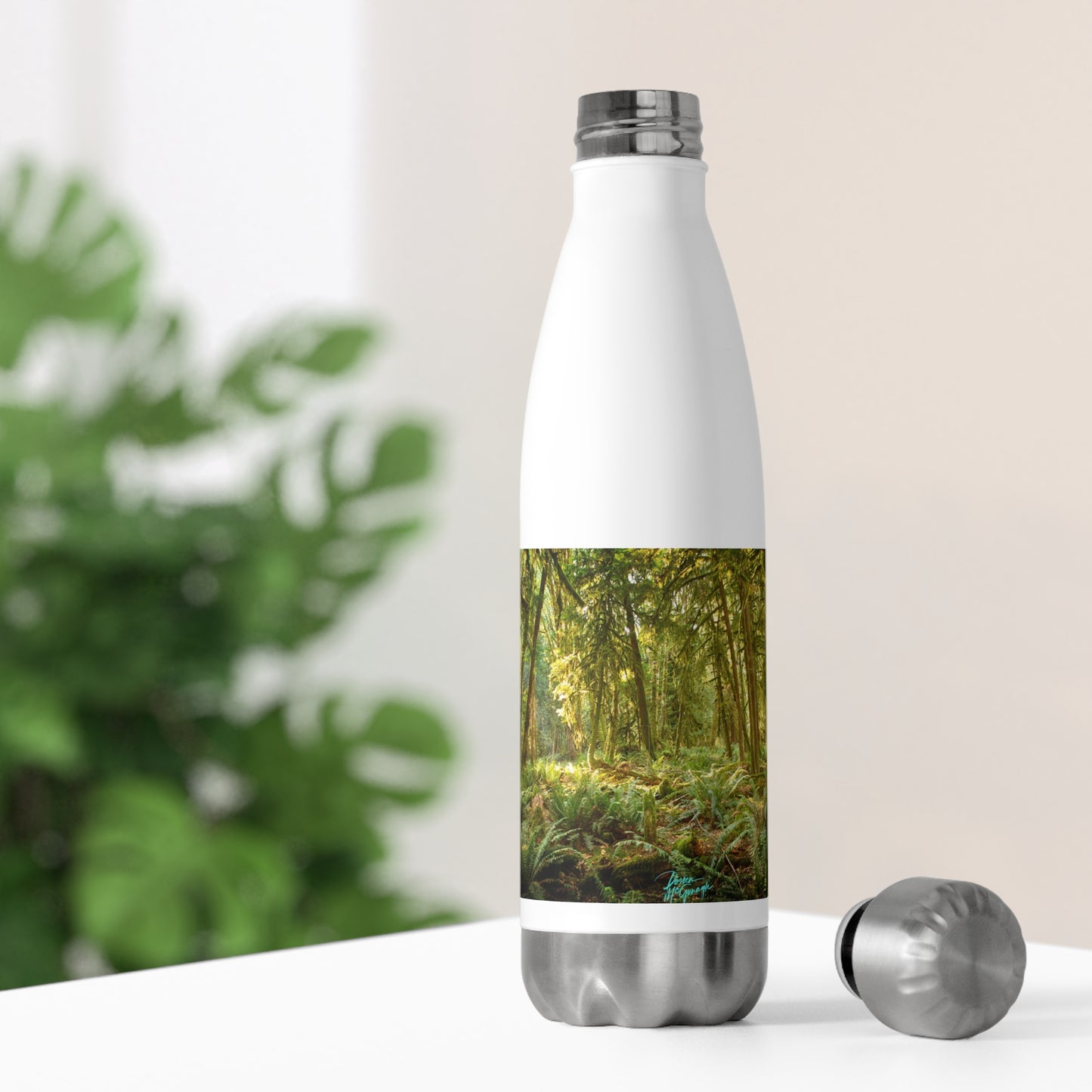 Enchanted Forest Water Bottle with Clip