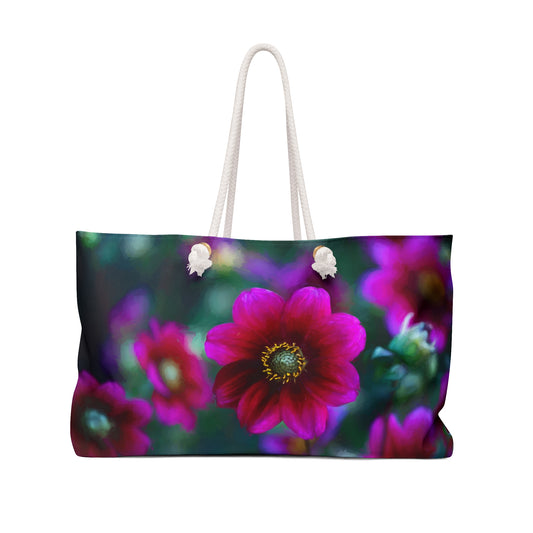 Weekender Bags: Heart of Dahlia Dreams – Traveler Bag